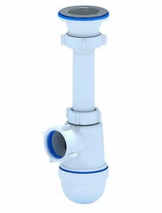 Сифон для кухонной мойки АНИ 1 1/2"х40 мм C0100