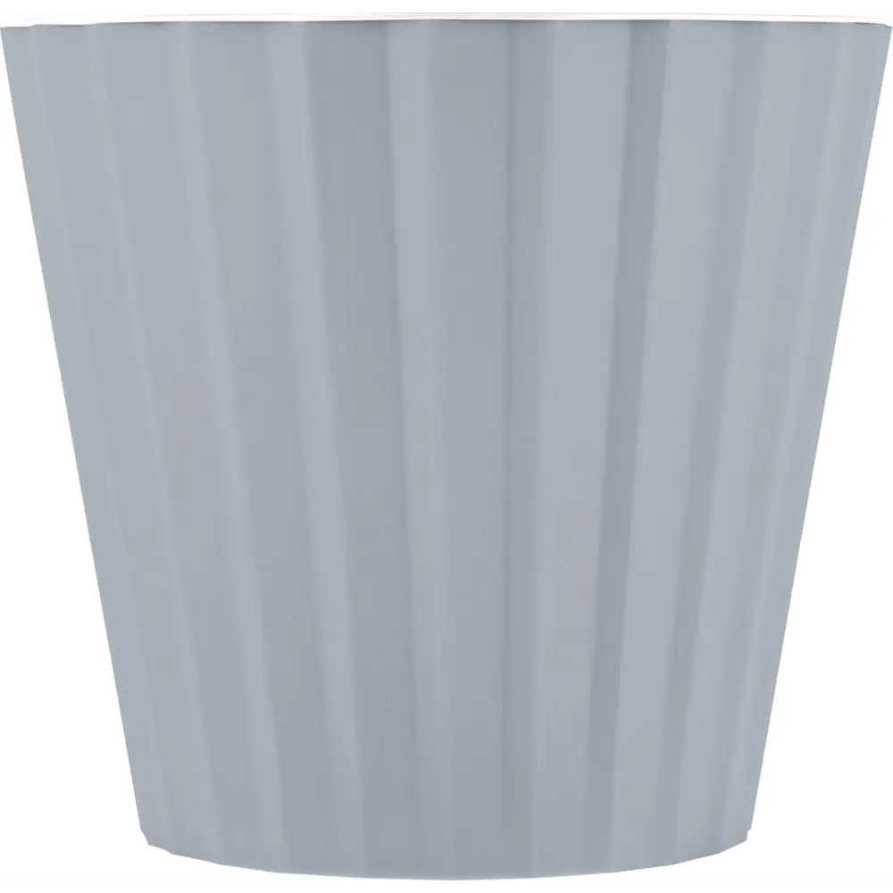 Горшок цветочный Ingreen Sand Утро туманное ø19 см h17.7 см v3.3 л пластик серый STLM-2206255 - Вид №1