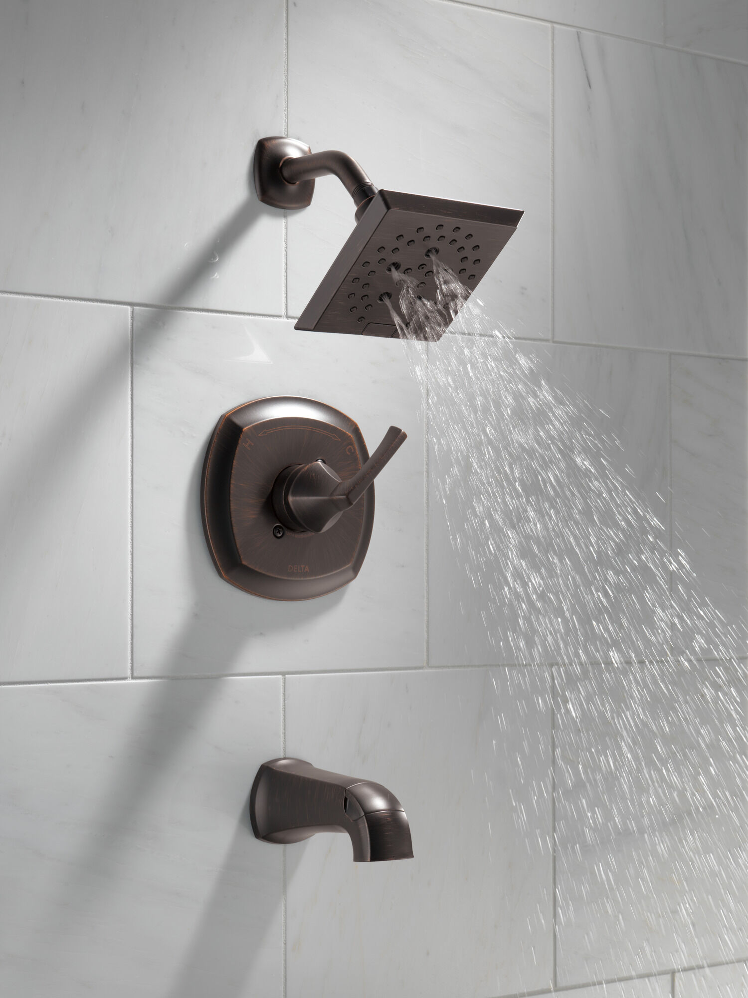 Монитор серии 14 H2Okinetic для ванны и душа Delta Faucet 144770-RB - Вид №4