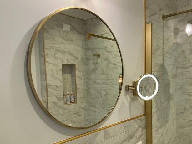 Настенное круглое зеркало с рамкой Spekkio Moon Easy ARCH-00025329