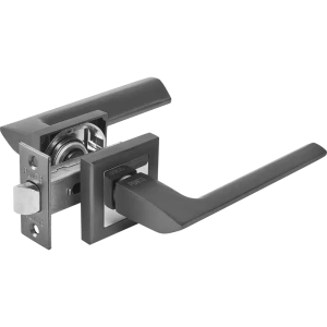 Дверные ручки Punto Blade без запирания комплект цвет графит/хром