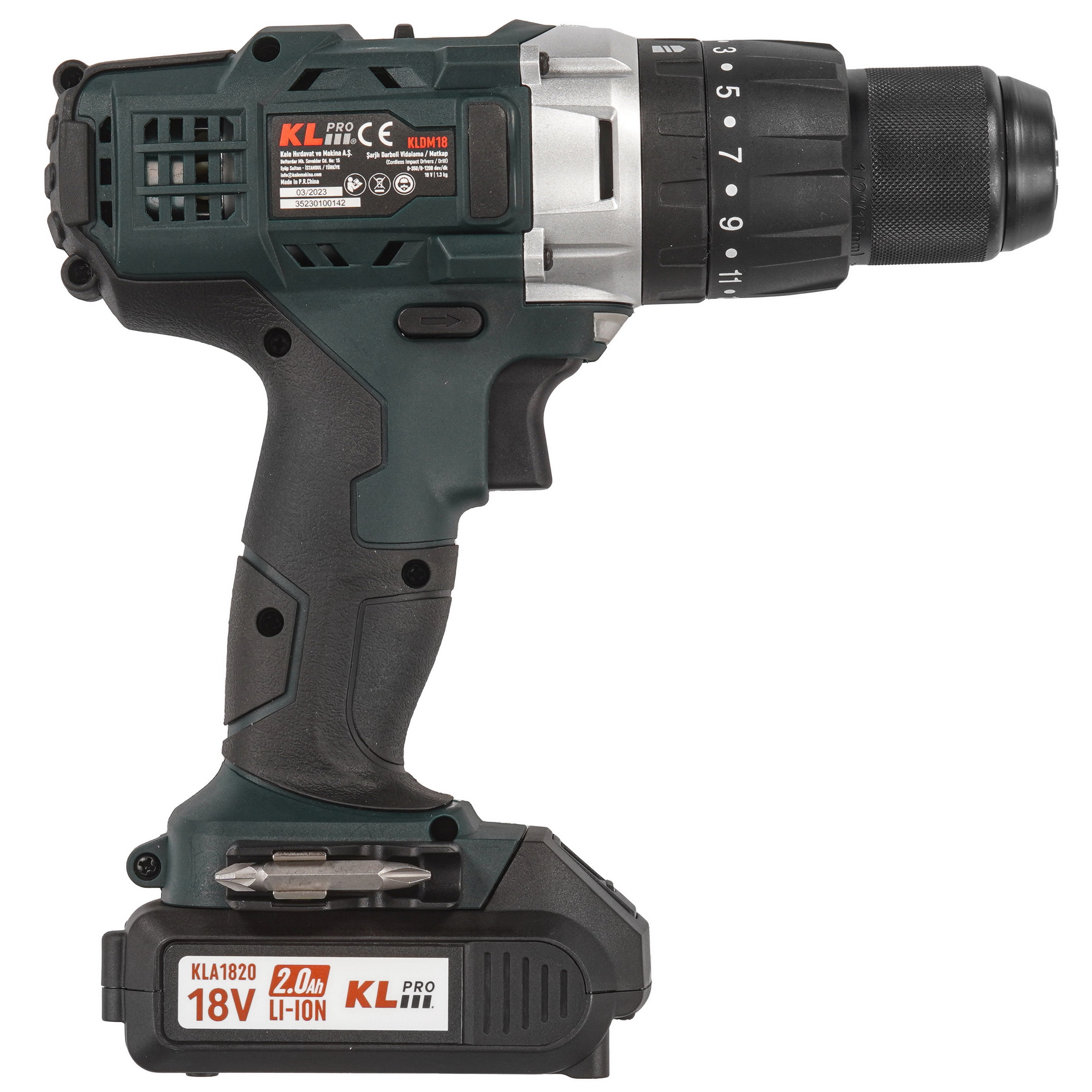 Дрель-шуруповерт KLPRO KLDM18-20 9153996 STDN-0106616 - Вид №2