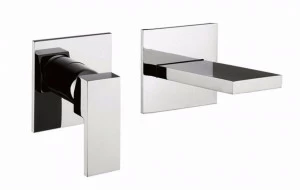 Rubinetteria Giulini Смеситель для раковины, настенный, однорычажный, на 2 отверстия Pablolux F9820-b2