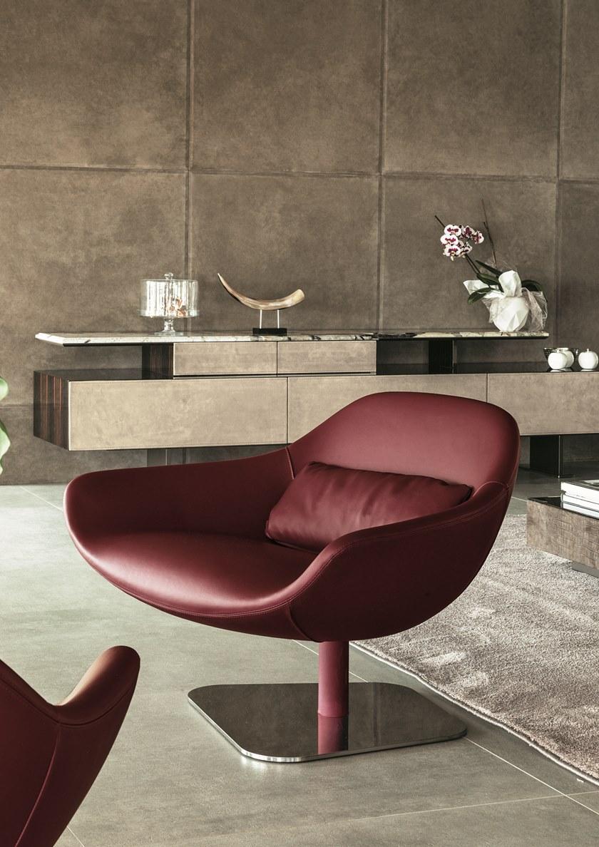 Longhi Вращающееся кресло из ткани Loveluxe 2019 – rhythm collection sun-id-1466992 - Вид №4