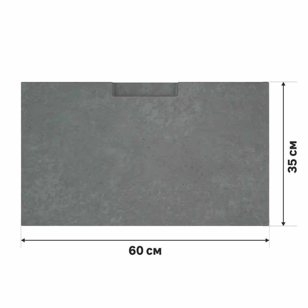 Дверь для шкафа Delinia «Берлин» 60x35 см, МДФ, цвет серый 82142306 STLM-2138631 - Вид №1