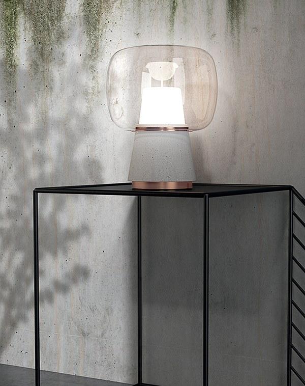 NEXO LUCE Настольная лампа из бетона Oxen table lamp 7155d0 - Вид №1