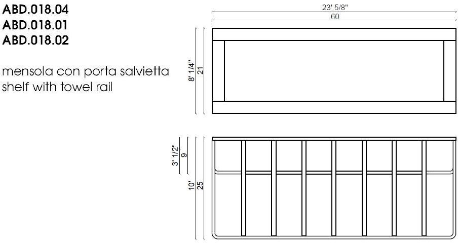 mg12 Держатель для полотенец / полка для ванной из латуни Deep sun-id-1458997 - Вид №2