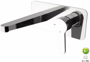 Remer Rubinetterie Смеситель для умывальника из нержавеющей стали настенный Winner eco We 15 lt8