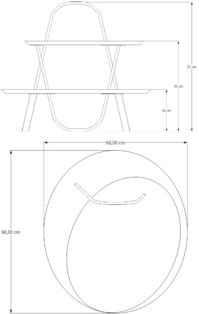 Medulum Круглый деревянный журнальный столик Orbit sun-id-1436375 - Вид №4