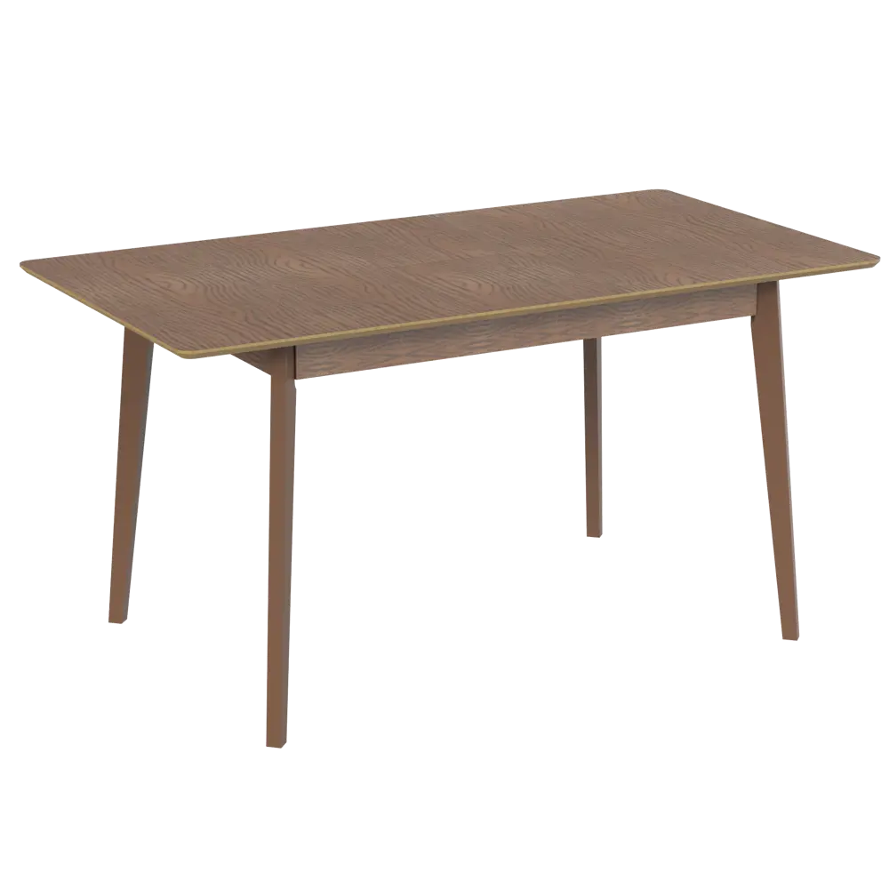 Стол обеденный Монреаль Т2 раскладной 120-150x77x120 см прямоугольник МДФ цвет орех Santreyd STLM-2020686 - Вид №3