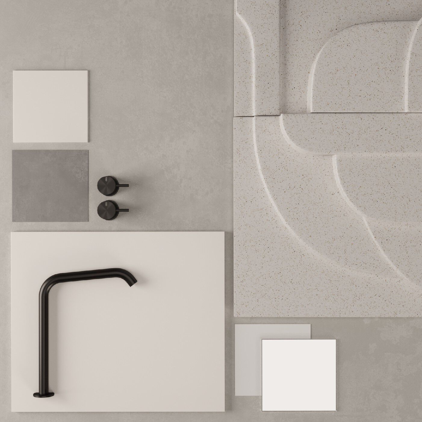 Мебель для ванной комнаты Corian® Acquapazza чистый ARCH-00022329 - Вид №7