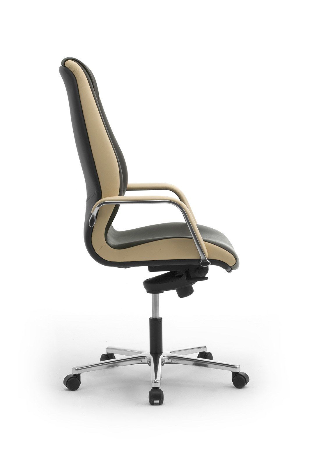 Кожаное вращающееся офисное кресло с подголовником Leyform Wave ARCH-00006785 - Вид №14