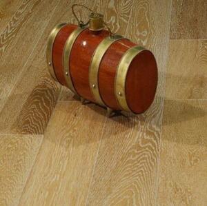 Массивная доска Magestik floor С покрытием Беленый () (400-1800)x180x20мм Дуб с брашью (Текстурированная) 400-1800х180 мм.