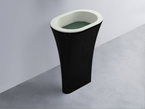 AMLA65-PM+AMPILO-MU+AMCOLO-N Раковина Amedeo Ovale отдельностоящая cielo Enjoy + Amedeo