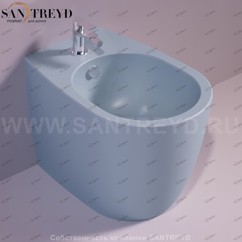 VI04TELAMATT Биде напольное Vignoni Simas