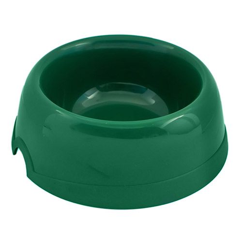 ПР0037900 Миска для животных пластиковая зеленая 100мл ХОРОШКА 