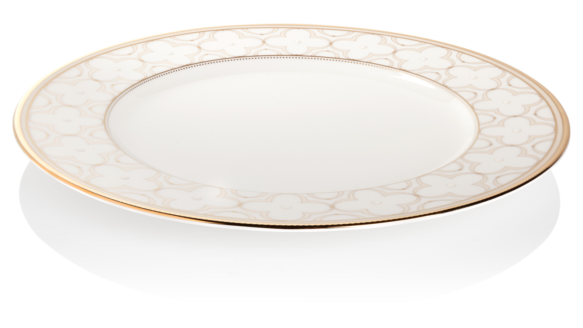10647525 Noritake Сервиз столовый Noritake "Трефолио,золотой кант" на 6 персон 25 предметов Фарфор костяной  - Вид №7