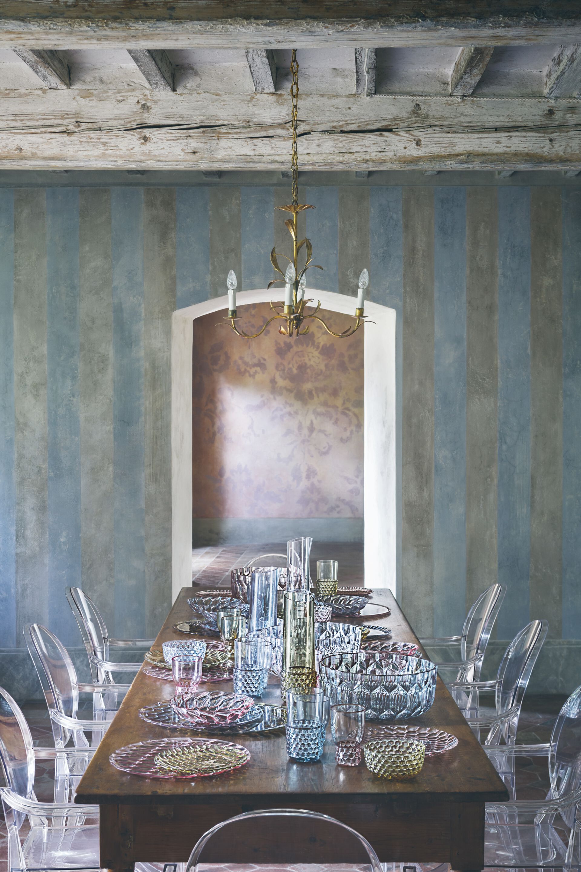 Набор круглых плит из инженерного пластика Kartell Jellies Family ARCH-00148295 - Вид №7