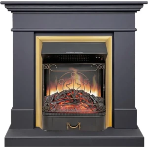 Каминокомплект Royal Flame California STD SFT разборный Majestic FX Brass 1.5 кВт цвет серый графит 89396856 STLM-2031661