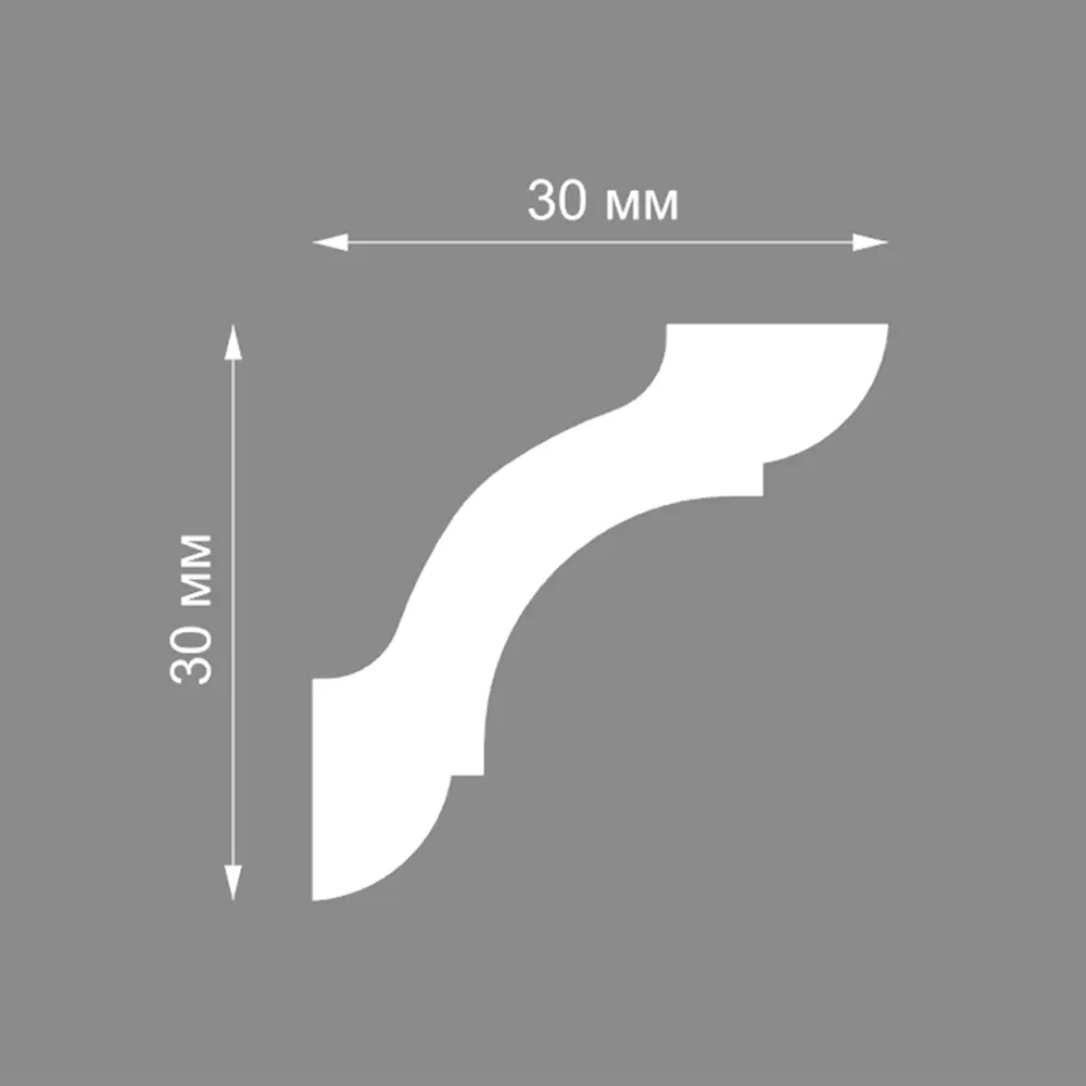 Потолочный плинтус Santreyd Classic-1 для безупречной отделки 89370729 STLM-1386505 - Вид №1
