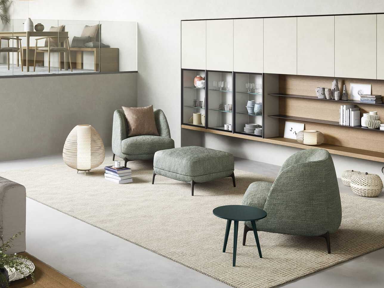 Квадратный съемный пуф из ткани Novamobili ARCH-00024083 - Вид №4