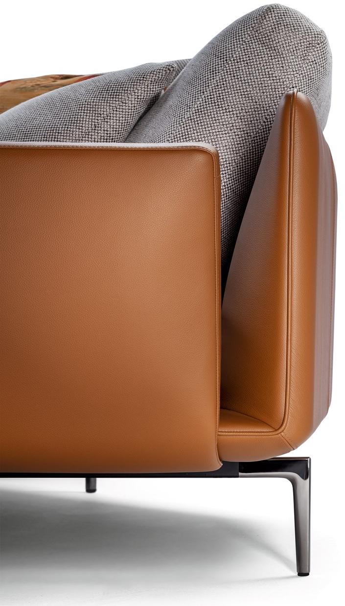 Poltrona Frau Модульный диван из кожи и ткани La collezione - divani e poltrone sun-id-1487212 - Вид №12