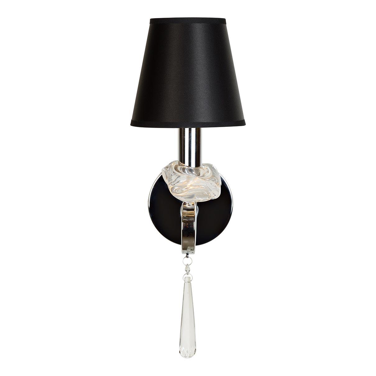 Бра настенное черное iLamp Stella RM1684/1W CR ILAMP STELLA 00-3949132 Черный - Вид №1