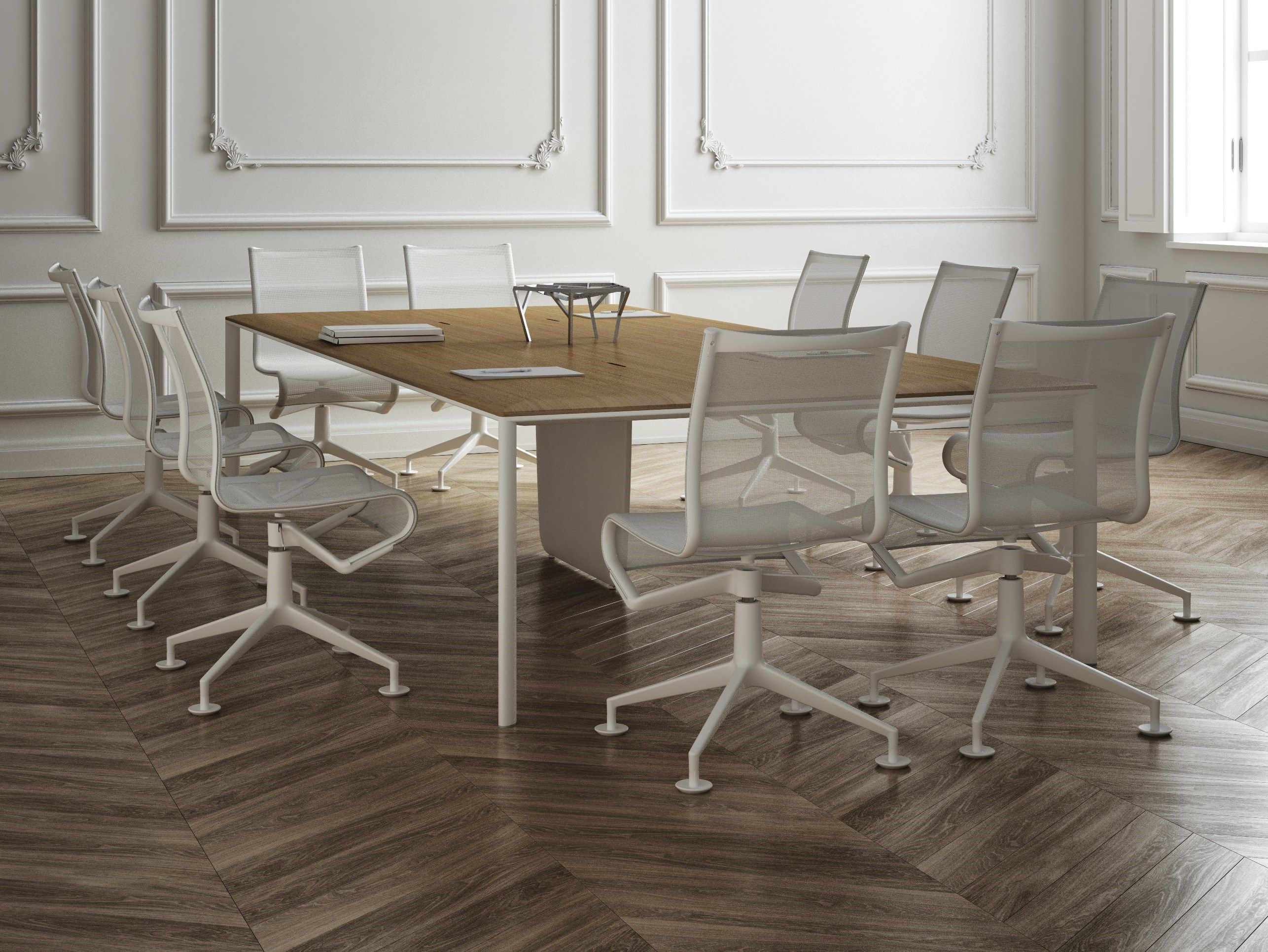 Прямоугольный алюминиевый стол Alias пейзаж ARCH-00122401 - Вид №1