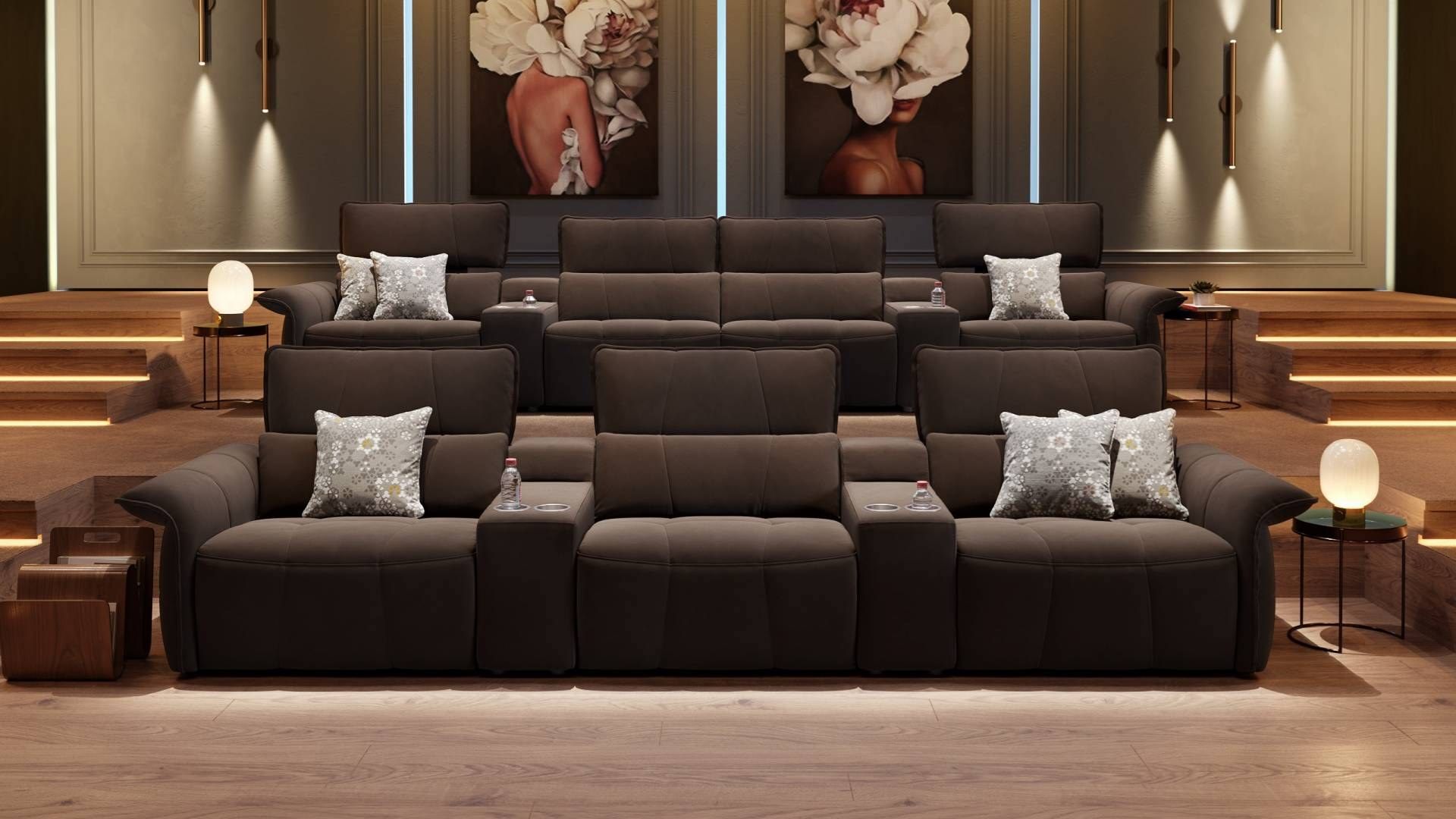 4-местный тканевый диван с откидной спинкой Sofanella ADRIA KINO ARCH-00104394 - Вид №4