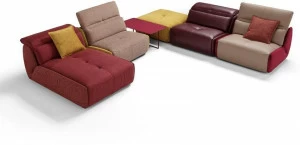 Egoitaliano Модульный кожаный диван с электроприводом Selfy