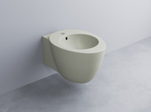 LGBSREV-PM Биде подвесное с одним отверстием под смеситель, с развернутой чашей, в комплекте с крепежами cielo Le Giare