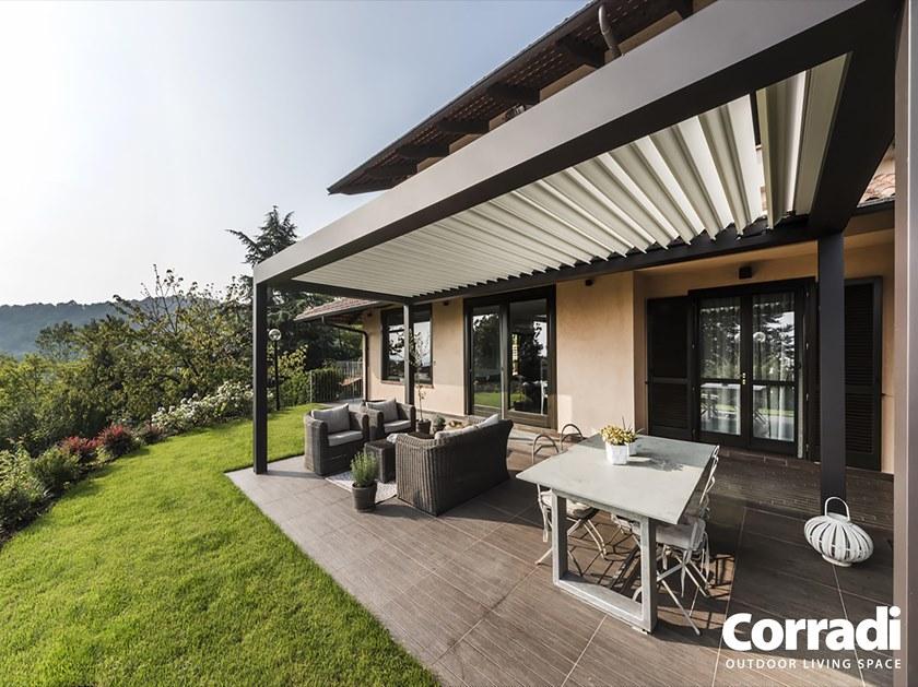 Corradi Алюминиевая пергола с регулируемыми жалюзи Bioclimatics sun-id-1405053 - Вид №15