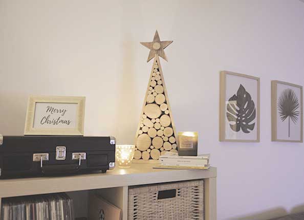 NS522 Сосновые бревна Dekoraniaevents Navidad  - Вид №1