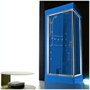 Душевая кабина Gruppo treesse Acquazzurra 72 STI-B7576D-G белая с гидромассажем угловая правая