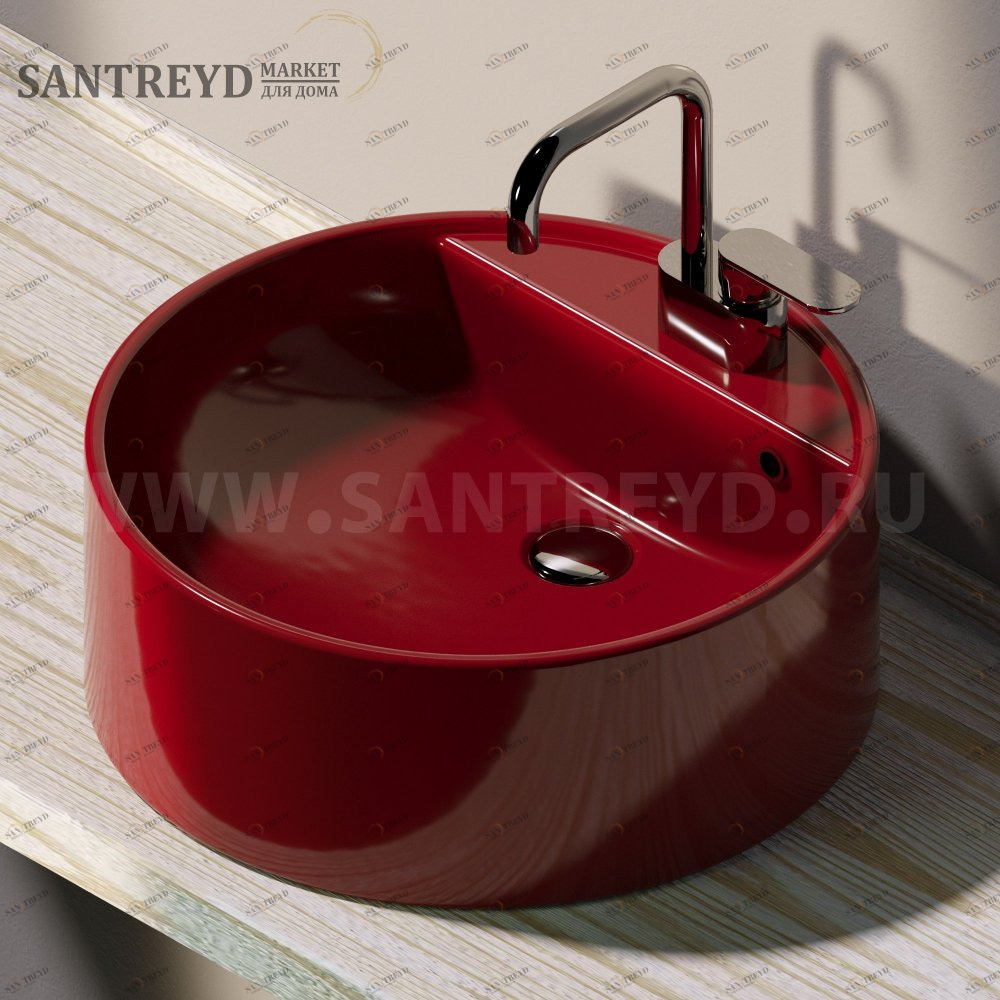 5050A3011 Накладная раковина на столешницу  круглая Ceramica Flaminia Twin