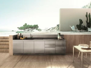 ABIMIS Летняя кухня из нержавеющей стали Atelier