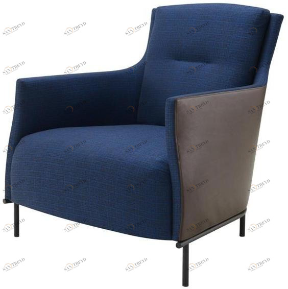 Ligne Roset Кресло из ткани с подлокотниками Riga 13505205