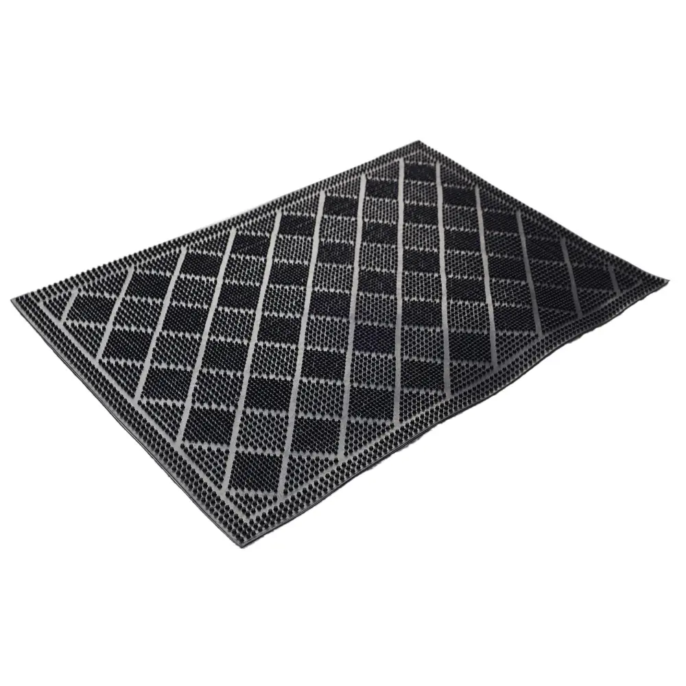 Коврик грязезащитный Mix Mat Rhomb 40x60 см резина цвет черный 89413975 STLM-2117589 Santreyd  - Вид №1