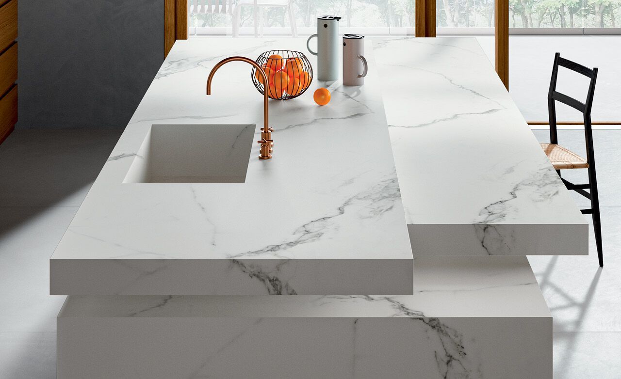 Столешница из керамогранита с мраморным эффектом CERAMICA FONDOVALLE MYTOP ARCH-00014084 - Вид №3