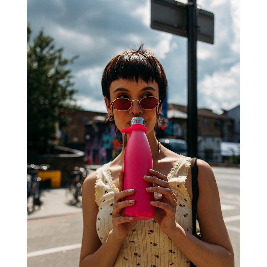 Термос 500 мл розовый Neon Pink CHILLY'S BOTTLES ДИЗАЙНЕРСКИЕ 00-3948011 Розовый  - Вид №1