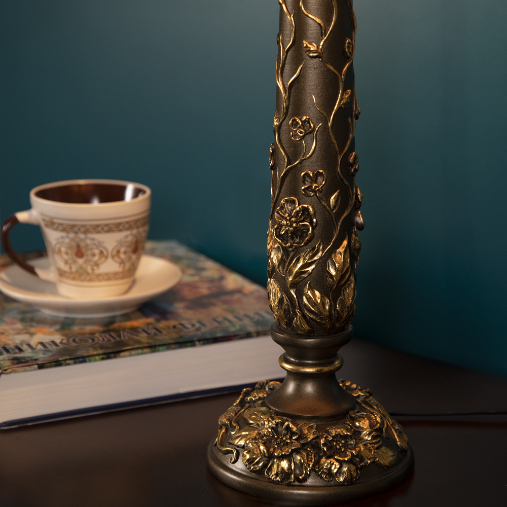 34081 Настольный светильник Лето Шебби Бронза BOGACHO 4627196596702 - Вид №2