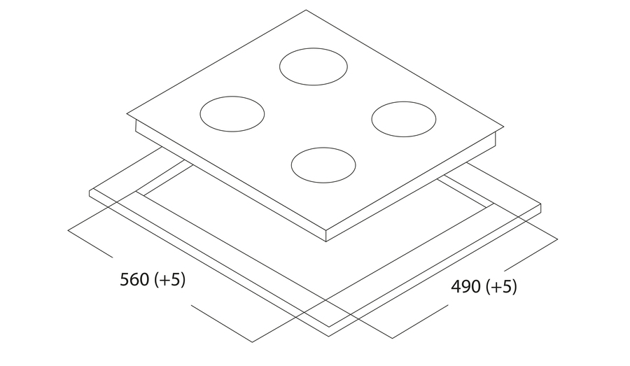 9136671 Комбинированная варочная поверхность Oasis P-MRK31 STDN-0074159 - Вид №7