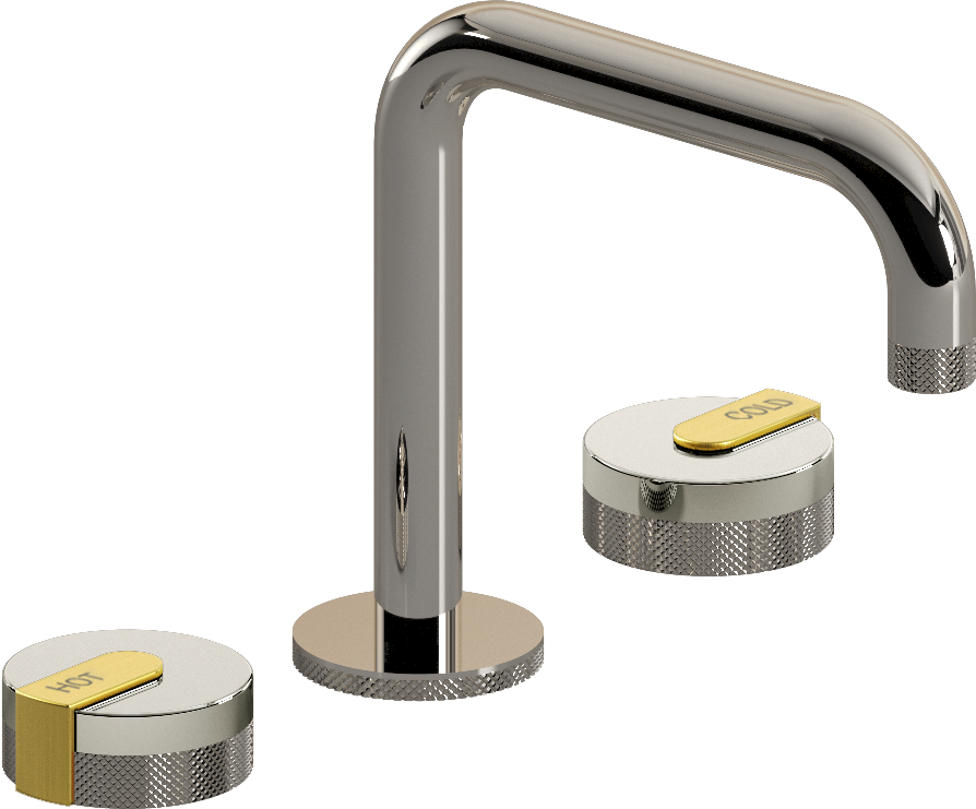 E-11511-R1PC-L1BB-PN Смеситель для умывальника на 3 отвертия GRAFF MOD+