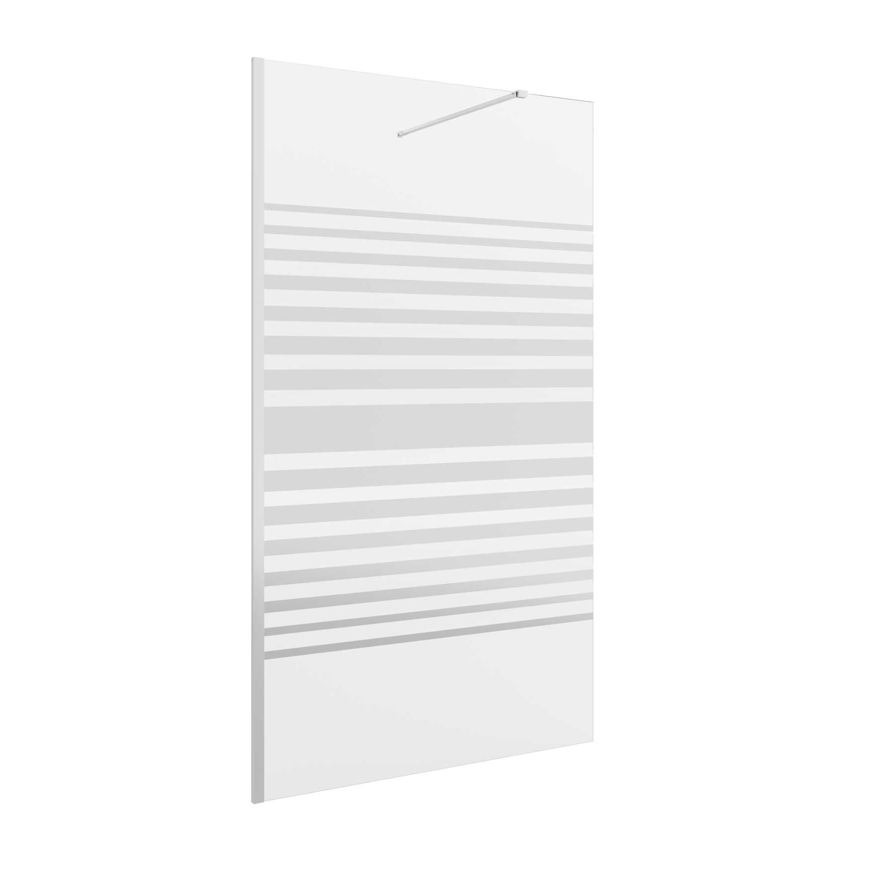 25687 SALGAR Душевая перегородка HEAVEN ступенчатая с антиизвестковым покрытием Deco 61000 - 1200x 1950 мм