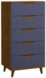 1428 Комод с 5 ящиками Сканди Сапфир R-HOME