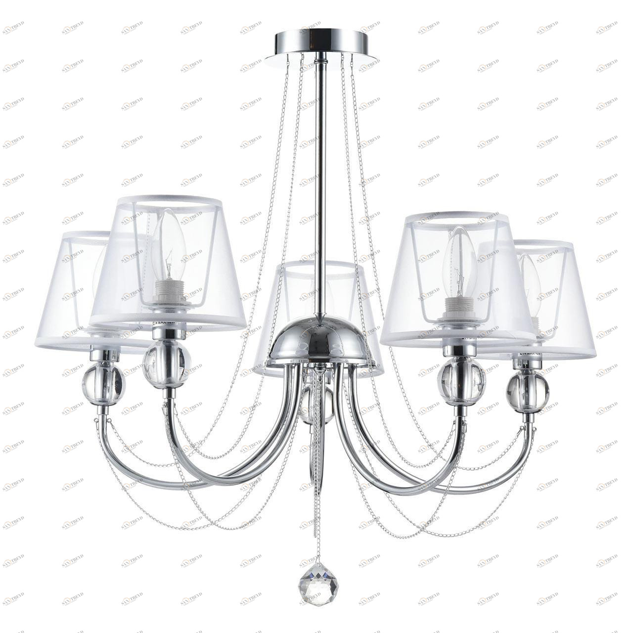 Подвесная люстра Freya Beverly FR5661-PL-05-CH FREYA BEVERLY 186724 Хром