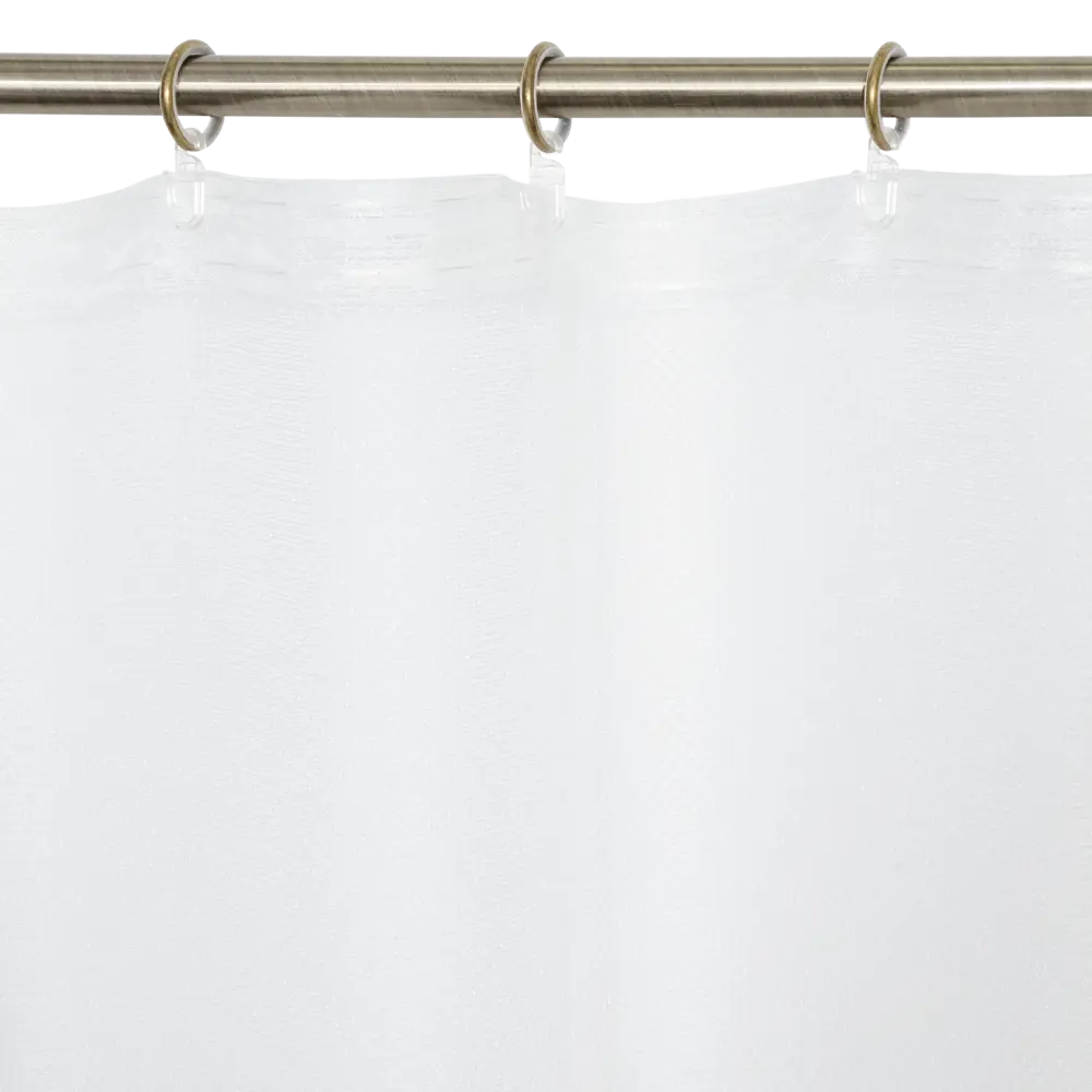 Тюль на ленте «Сетка» 250x280 см полиэстер однотон цвет белый GARDEN STLM-2083302 - Вид №5