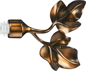 Наконечник для карниза INSPIRE Листья античная медь 20 см (2 шт.) 85186723