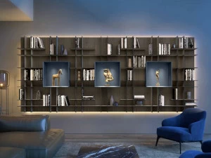 OLIVIERI Модульный стенной книжный шкаф