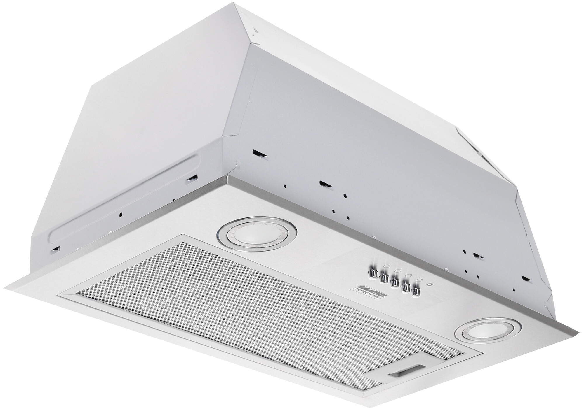 1222073 Вытяжка полновстраиваемая KRONA AMELI 600 inox PB серебристый STDN-0012301